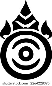 vector illustration of bell icon shape