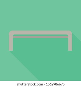 Vector illustration of bench and furniture icon. Web element of bench and seat stock symbol for web.