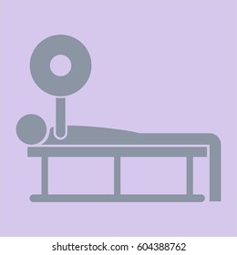 Ilustración vectorial del símbolo Bench Press
