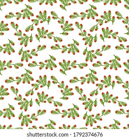Vektorgrafik. Berry auf weißem Hintergrund. Vorlage. Verwendet in Textilien, Web-Design für Wallpaper, Lesezeichen, Packpapier, Stoff.