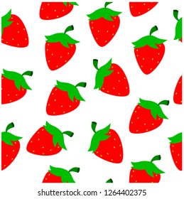 
vector illustration, berry, strawberry pattern