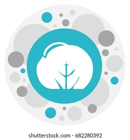 Vector Illustration Of Berry Symbol On Cabbage Icon. Premium Quality Isolated Cauliflower Element In Trendy Flat Style.