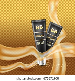 Vector illustration, best care cosmetic natural product