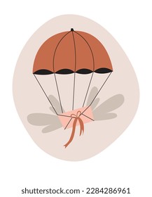 Vector illustration of best and fast delivery. Box delivery, envelope delivery, food delivery. Illustration for social media