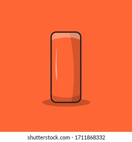 
Vector illustration of beverage can, flat icon