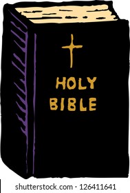 Vector illustration of the Bible