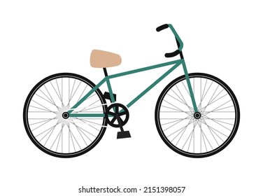 Vector illustration of a bicycle.