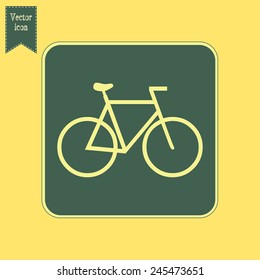 Vector illustration of bicycle 