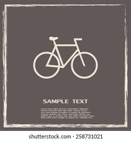 Vector illustration of bicycle 