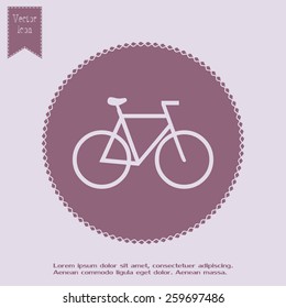 Vector illustration of bicycle 