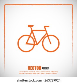 Vector illustration of bicycle 