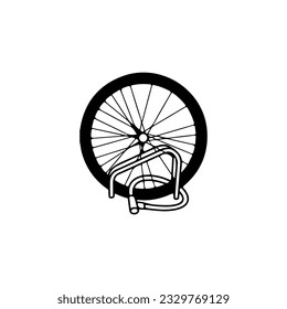 vector illustration of a bicycle tire