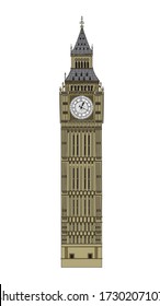 Vector illustration of Big Ben