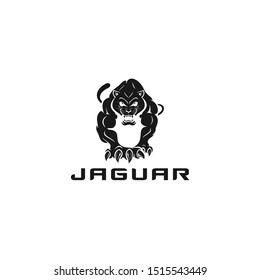 Vector illustration of a big cat jaguar or leopard logo design inspiration - vector