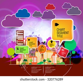 Vector illustration of Big City