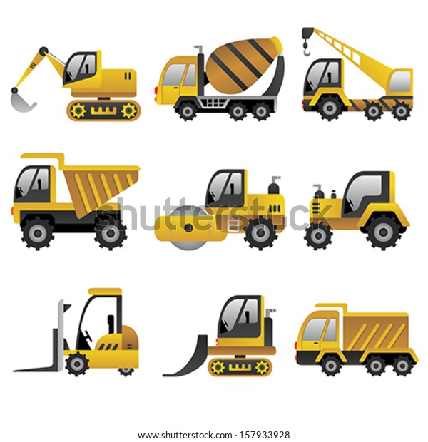 construction vehicle icons