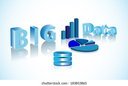 Vector Illustration of Big data concept