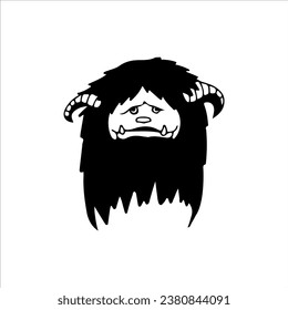 vector illustration of bigfoot character