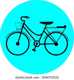 vector illustration of the bike icon