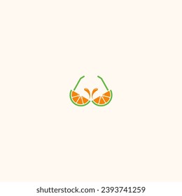 vector illustration of bikini juice