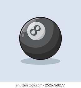 Vector illustration Billiard Ball. Vector design Casino Pool. Casino Billiard Pool Ball design illustration and icon for website, digital and print