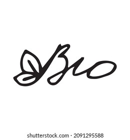 biologo de ilustración vectorial en estilo doodle