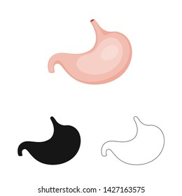 Vector illustration of biology and scientific icon. Set of biology and laboratory stock vector illustration.