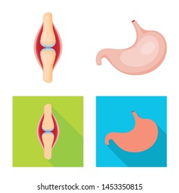 Vector illustration of biology and scientific icon. Collection of biology and laboratory vector icon for stock.