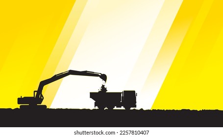 Vector illustration of biomass energy. The renewable power plant resources