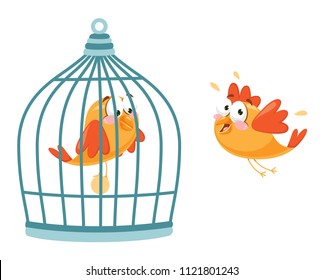 Vector Illustration Of Bird