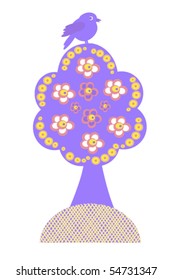 vector illustration of bird
