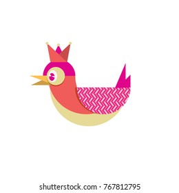 Vector illustration bird icon, badge, and logo