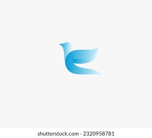 
vector illustration of bird logo 