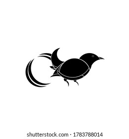 Ilustración vectorial del logotipo de un pájaro. Es bueno para ser usado como logo de un negocio de aves, logo de la comunidad, etc