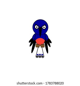 Vector illustration of a bird logo. Good to be used as a bird business logo, community logo, etc