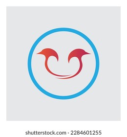 vector illustration of Bird logo and symbol  design