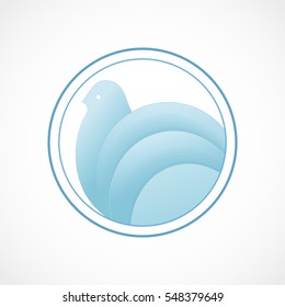 Vector illustration of a bird s