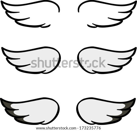 Vector Illustration Bird Wing Stock Vector (Royalty Free) 173235776