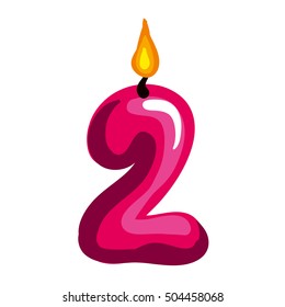 4,729 Number 2 candle Images, Stock Photos & Vectors | Shutterstock