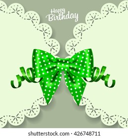 Vector illustration of a birthday card