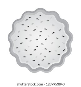 Vector illustration of biscuit and bake icon. Set of biscuit and chocolate stock vector illustration.