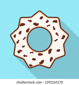 Vector illustration of biscuit and bake logo. Set of biscuit and chocolate stock symbol for web.
