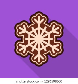 Vector illustration of biscuit and bake logo. Collection of biscuit and chocolate stock vector illustration.