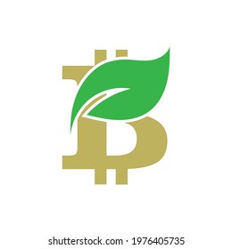 Vector illustration. Bitcoin crypto currency logo design 
