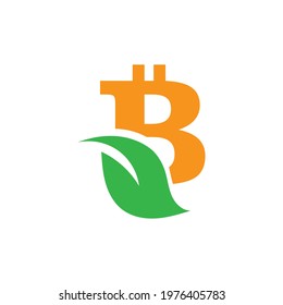 Vector illustration. Bitcoin crypto currency logo design 
