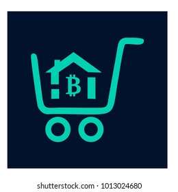 Vector illustration of bitcoin design