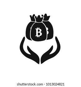 Vector illustration of bitcoin design