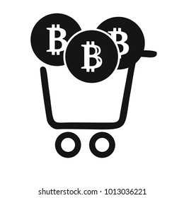 Vector illustration of bitcoin design