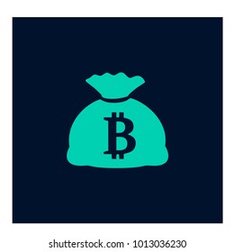 Vector illustration of bitcoin design