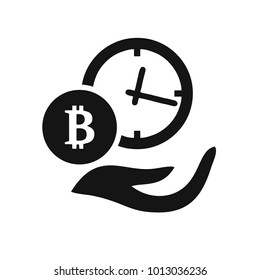 Vector illustration of bitcoin design